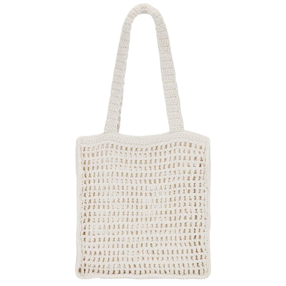 Casa Clara Thea Bag in Coconut New Womens Shopper Beach Crochet Tote